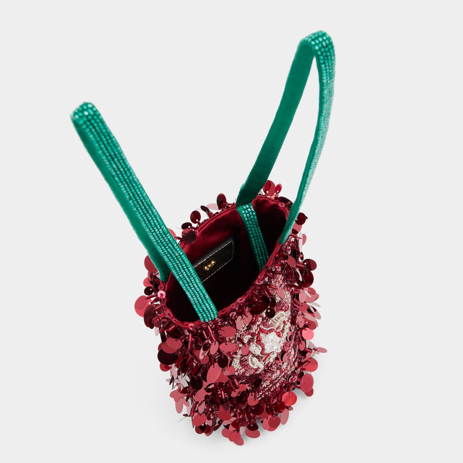 「Flying Goose Sriracha」ミニ・トート -

          
            Satin/Sequins in Oxblood Red -
          

          Anya Hindmarch JP

