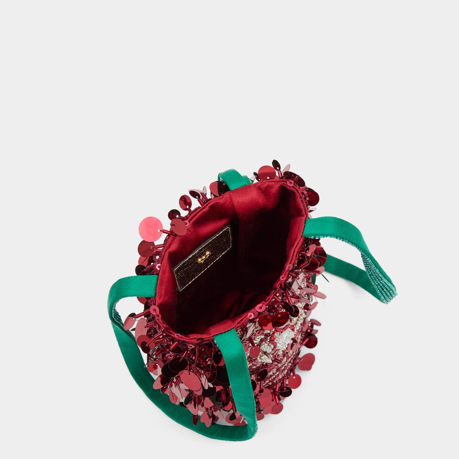 「Flying Goose Sriracha」ミニ・トート -

          
            Satin/Sequins in Oxblood Red -
          

          Anya Hindmarch JP
