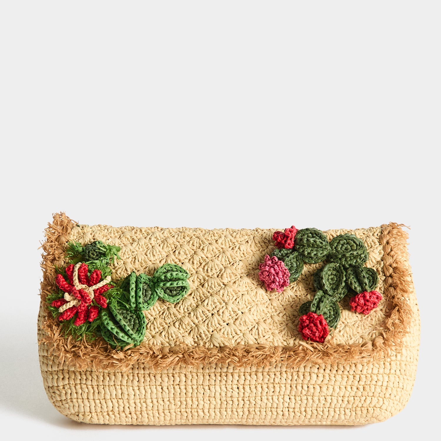 ラフィア・サボテン・クラッチ | Anya Hindmarch JP