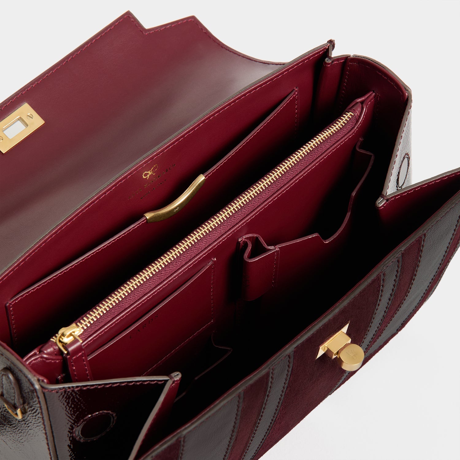 Mortimer：モティマー・パネルド・トップハンドル | Anya Hindmarch JP