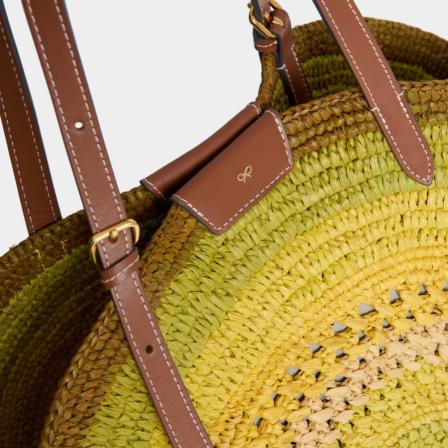 ラフィア・ラウンド・ボウ・トート | Anya Hindmarch JP