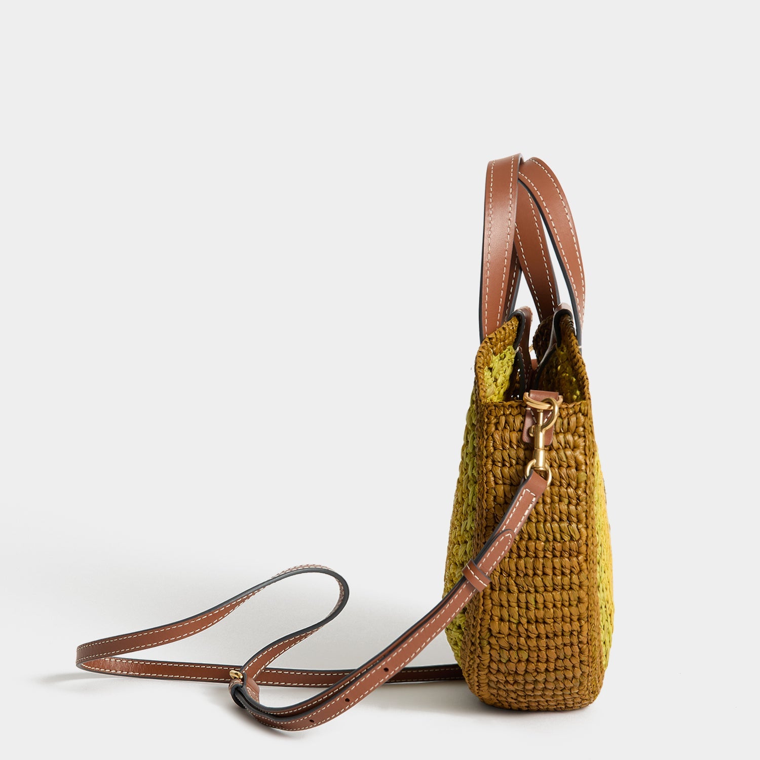 ラフィア・スモール・ラウンド・ボウ・クロスボディ | Anya Hindmarch JP
