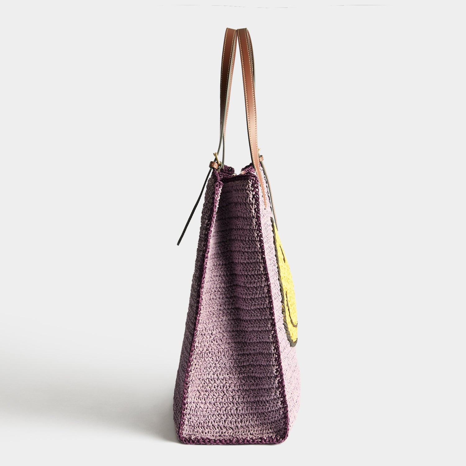 【希少・トルコ産】イリデッセンスオブシディアン ワイヤーラッピングペンダント Wink N/S ラフィア・トート | Anya Hindmarch JP