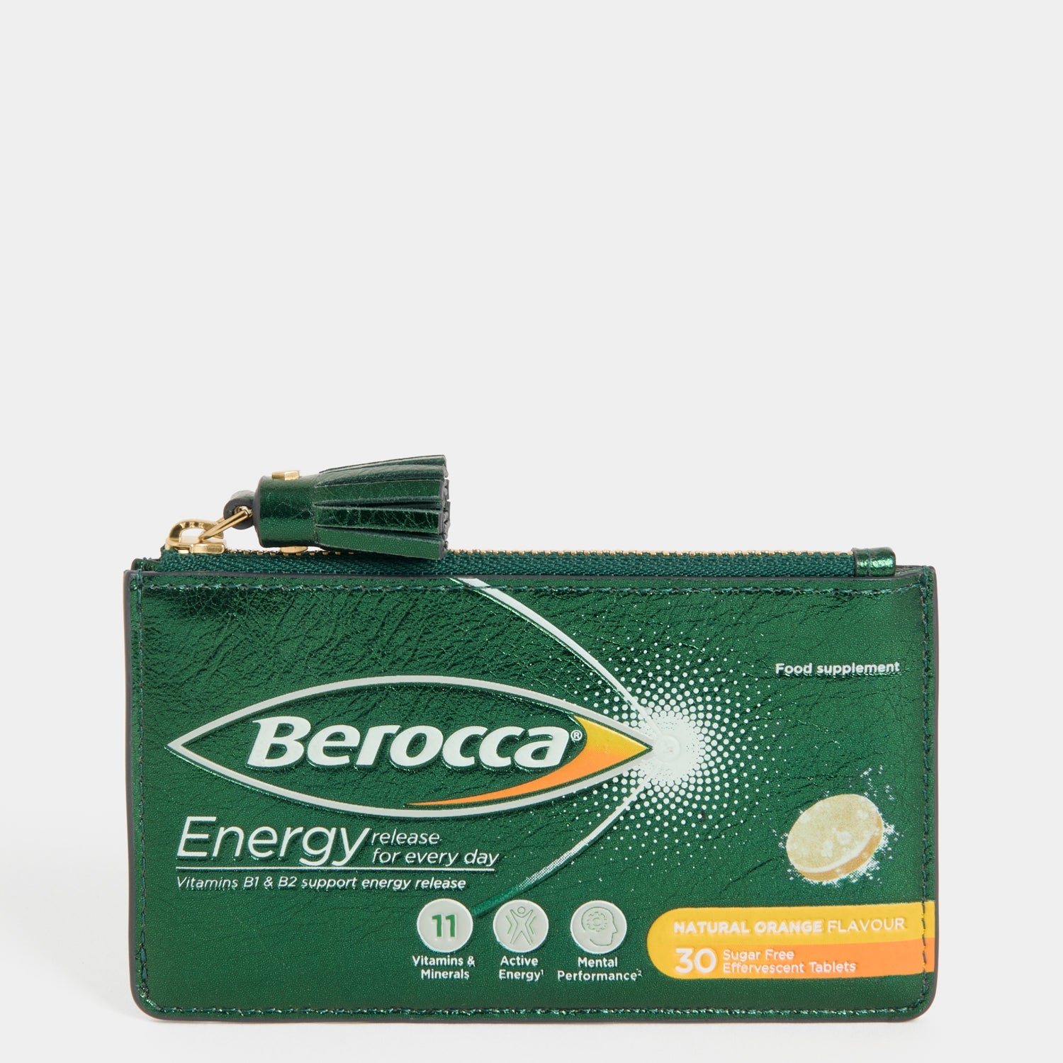 「Berocca」ジップ・カードケース