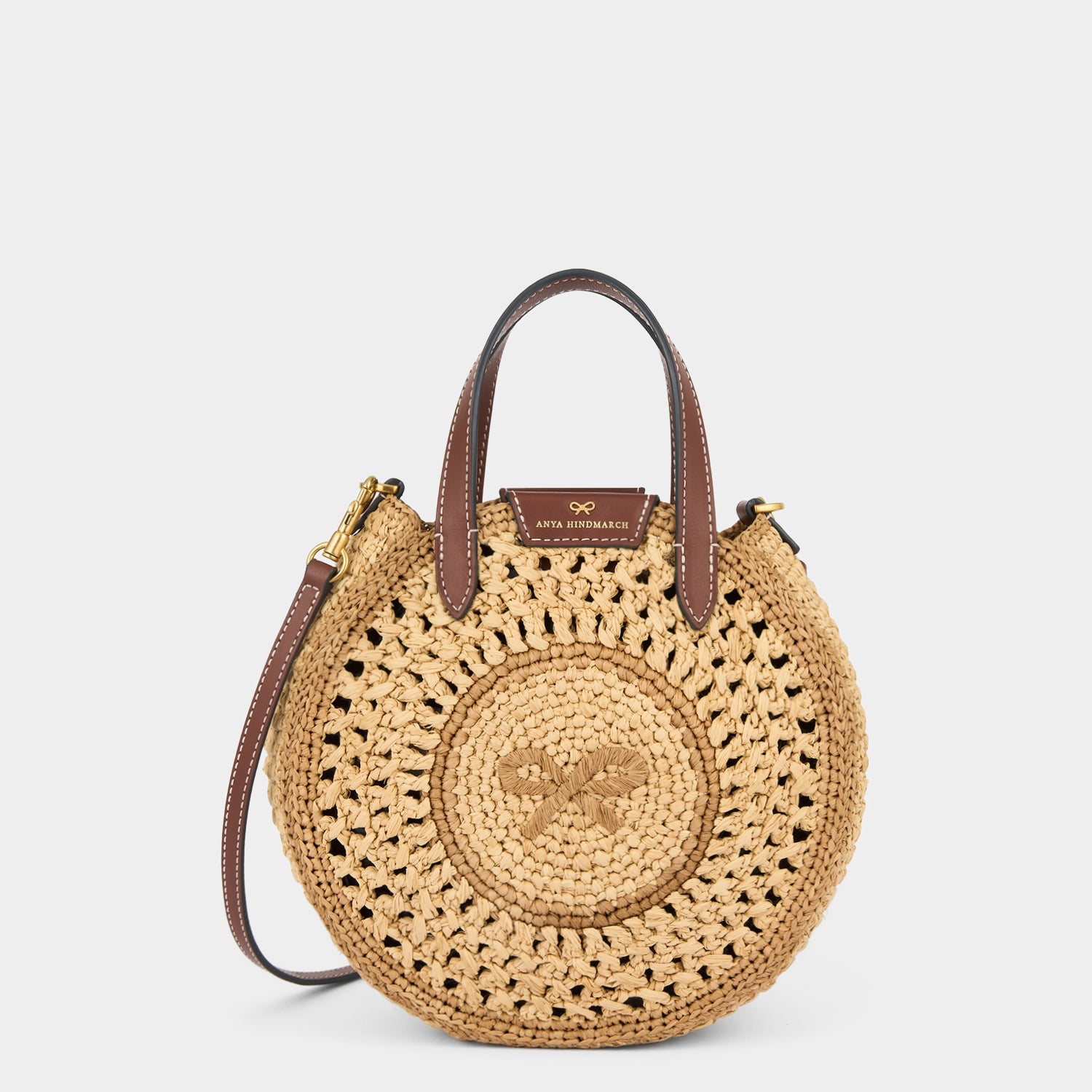 ラフィア ラウンド ボウ スモール クロスボディ トート -

          
            Raffia in Natural -
          

          Anya Hindmarch JP
