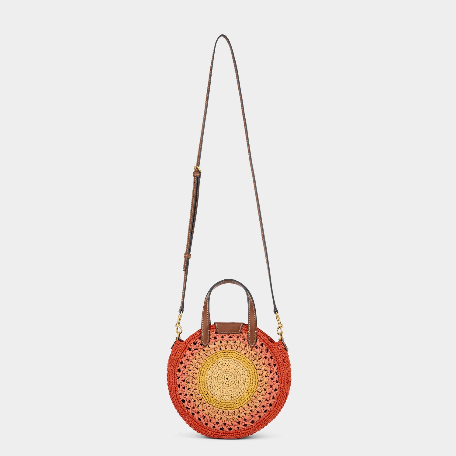ラフィア ラウンド ボウ スモール クロスボディ トート -

          
            Raffia in Orange/Multi -
          

          Anya Hindmarch JP
