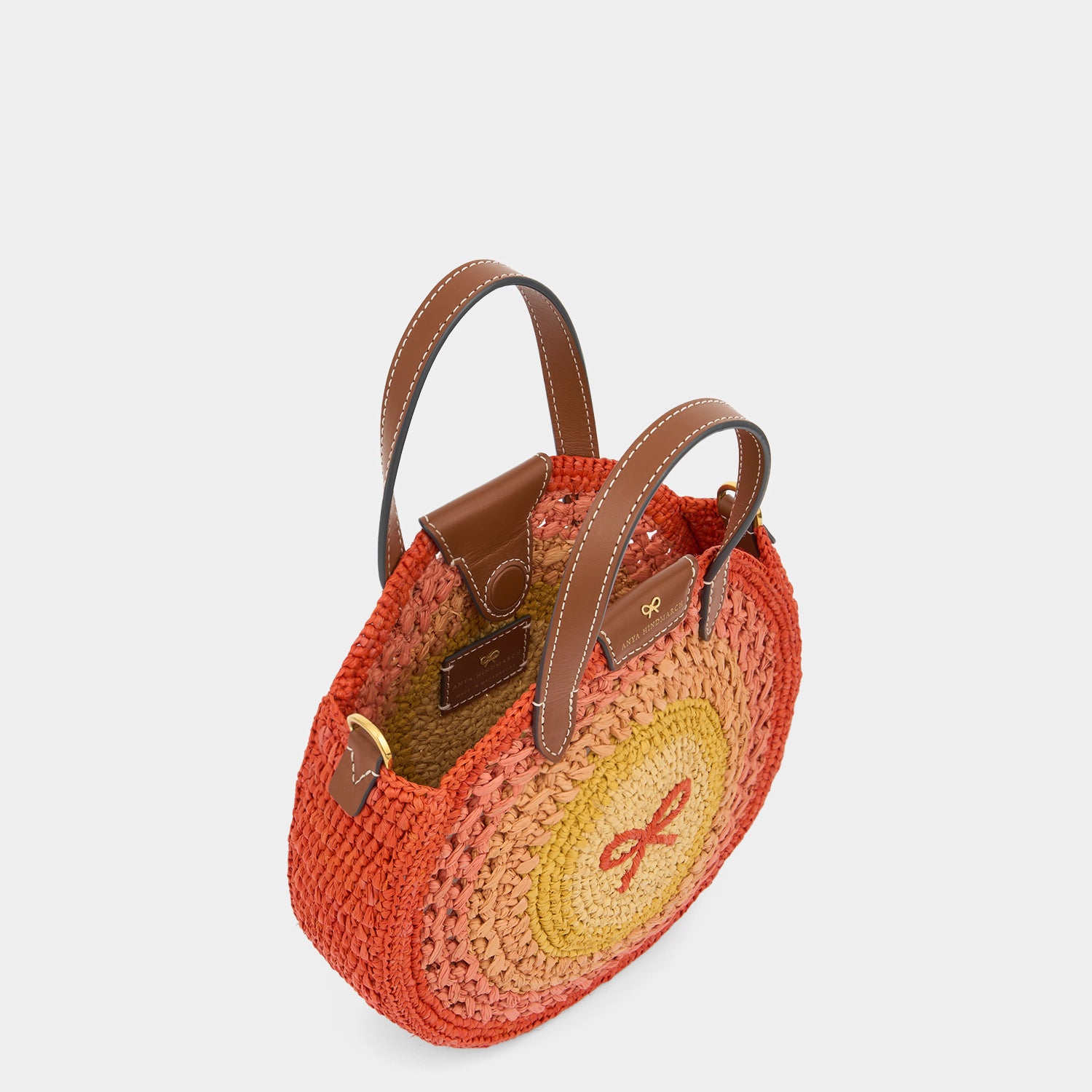 ラフィア ラウンド ボウ スモール クロスボディ トート -

          
            Raffia in Orange/Multi -
          

          Anya Hindmarch JP

