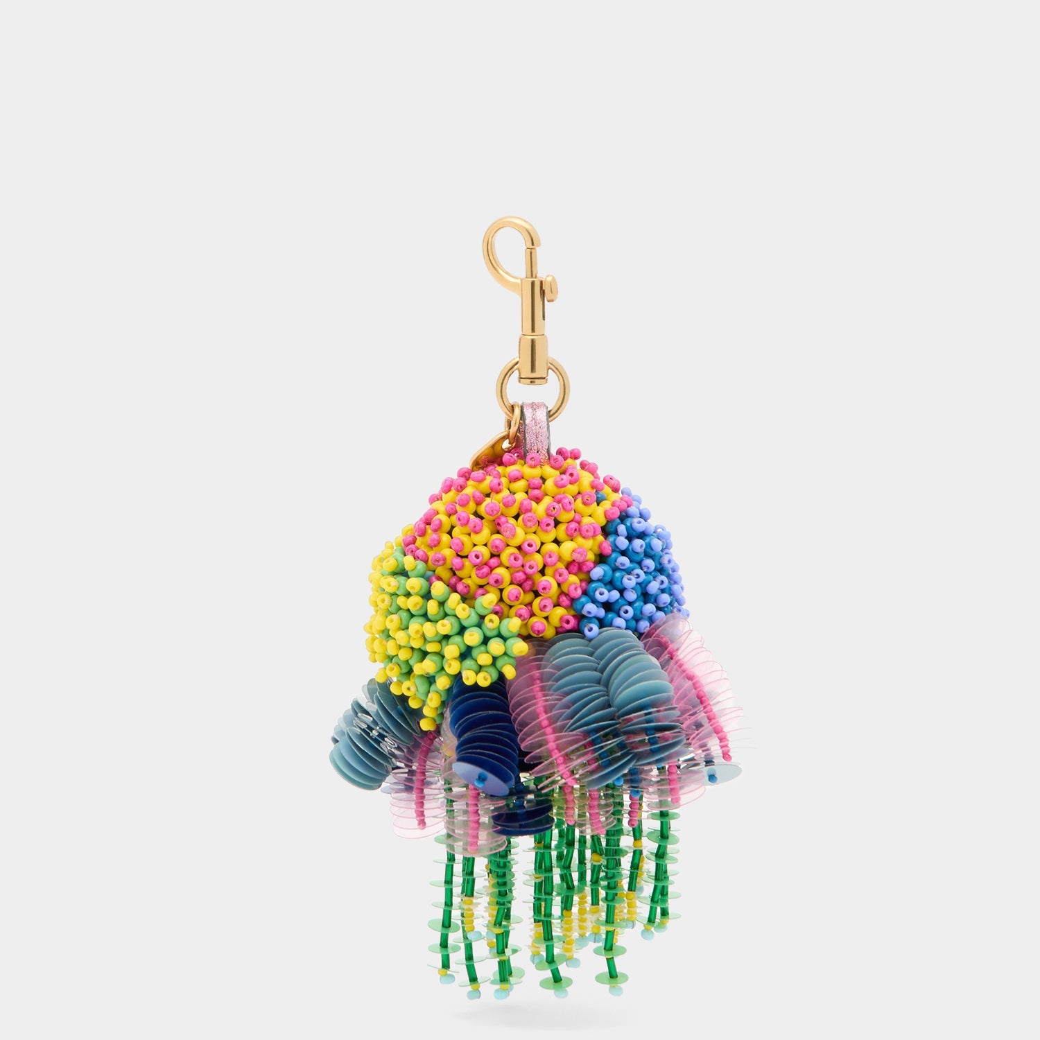 beaded sea creature charm by anya hindmarch