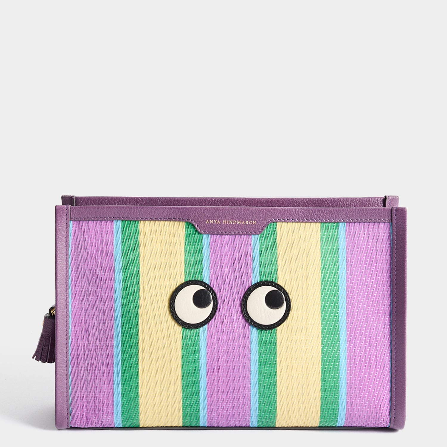 Eyes ストライプ・ポーチ | Anya Hindmarch JP