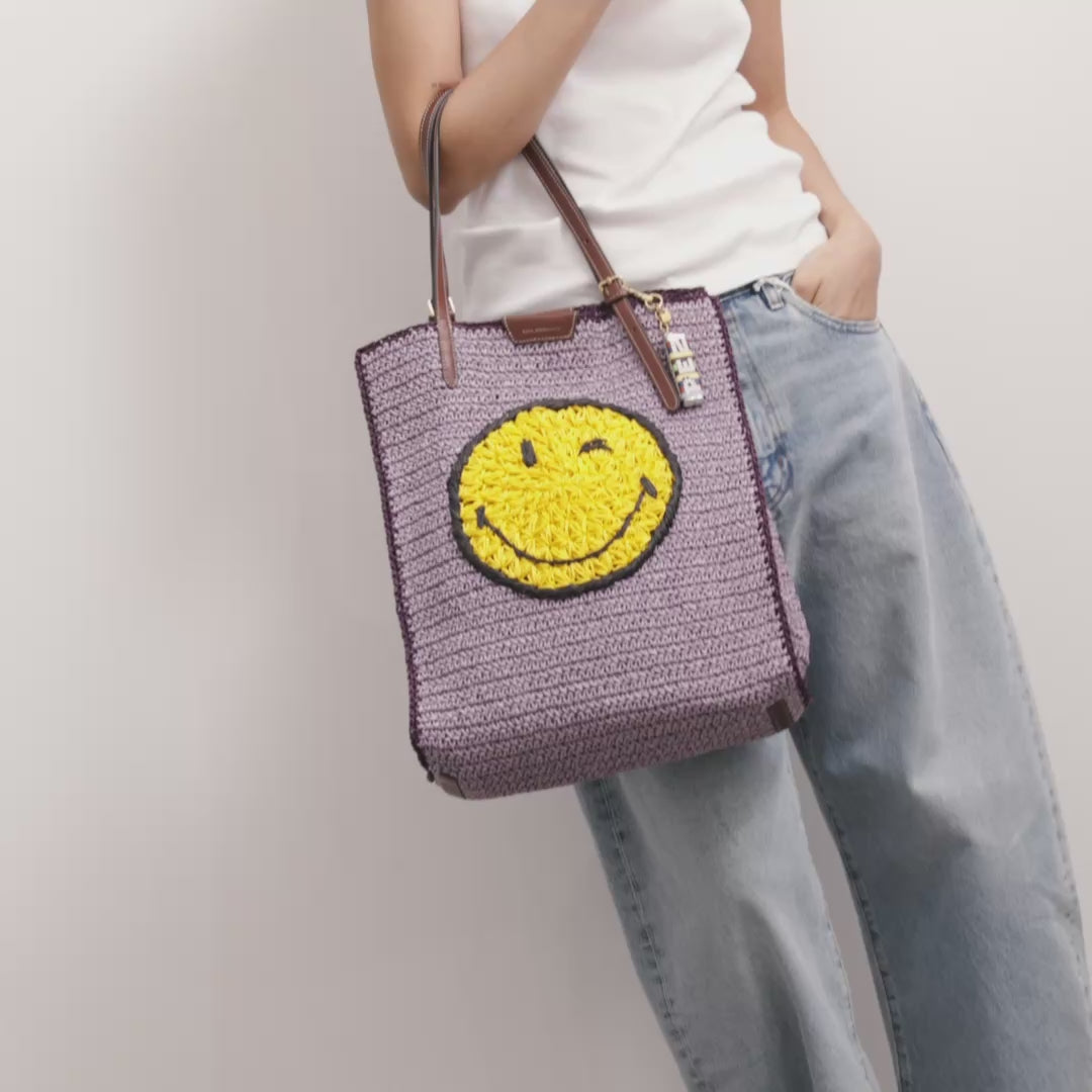 Wink N/S ラフィア・トート | Anya Hindmarch JP