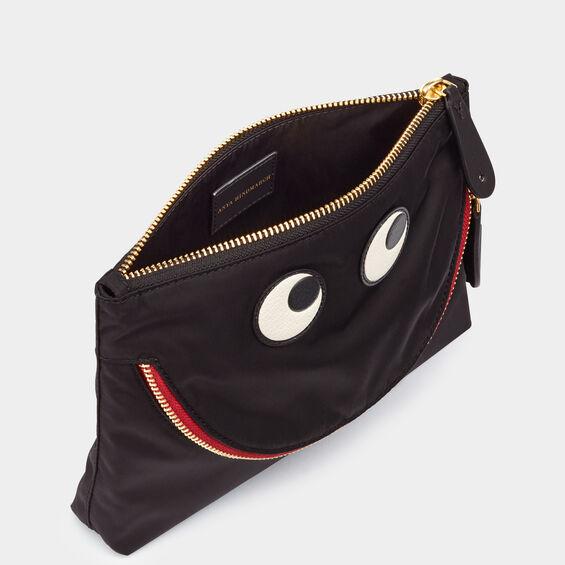 【完売色・新品】Anya Hindmarch ハッピー アイズ ポーチ ブルー