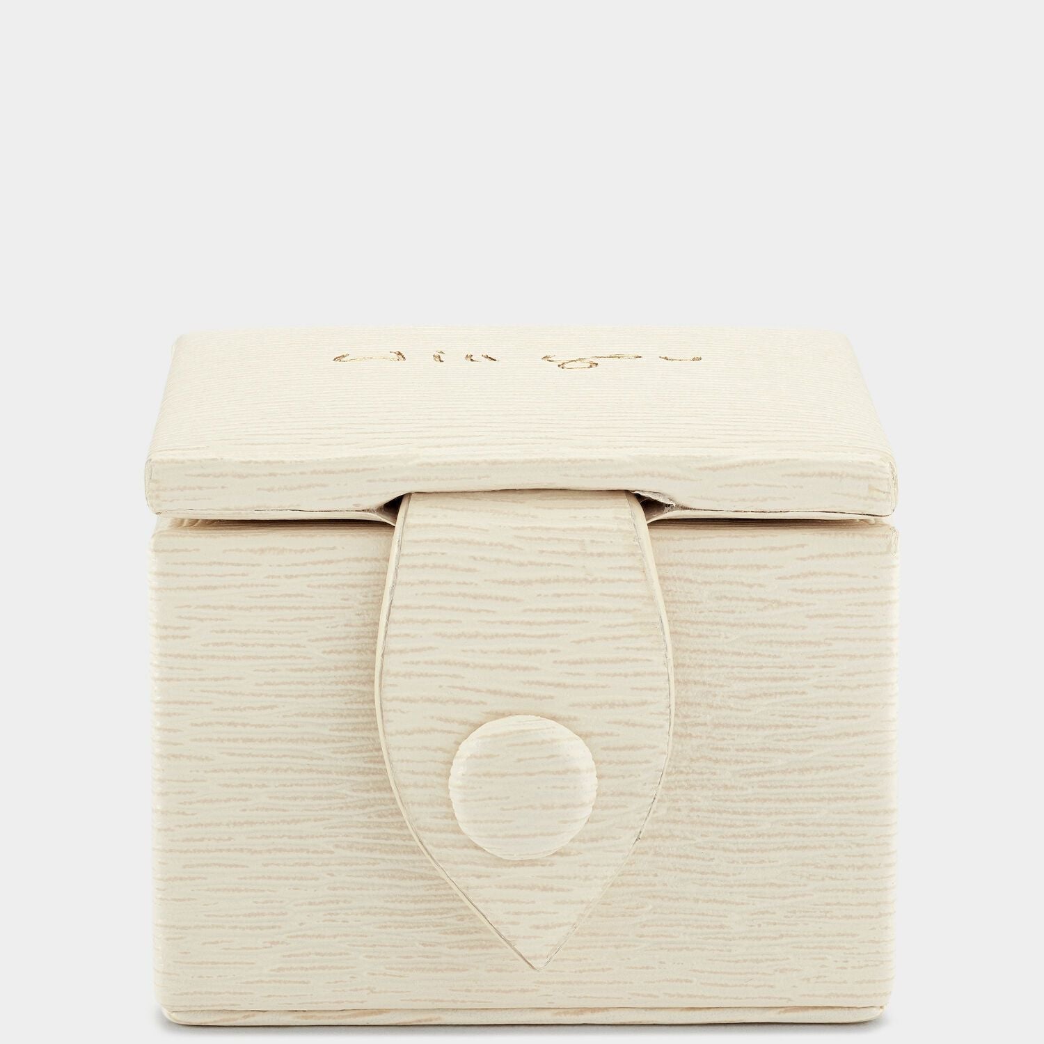 ビスポーク・リング・ボックス -

          
            London Grain Leather in Bone -
          

          Anya Hindmarch JP
