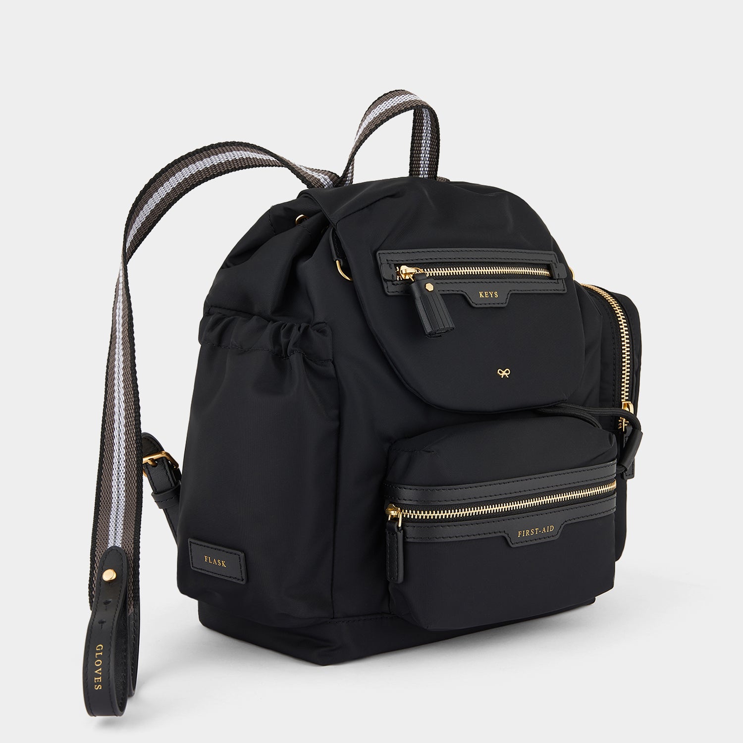 Walking Backpack -

                  
                    Recycled Nylon in Black -
                  

                  Anya Hindmarch JP
