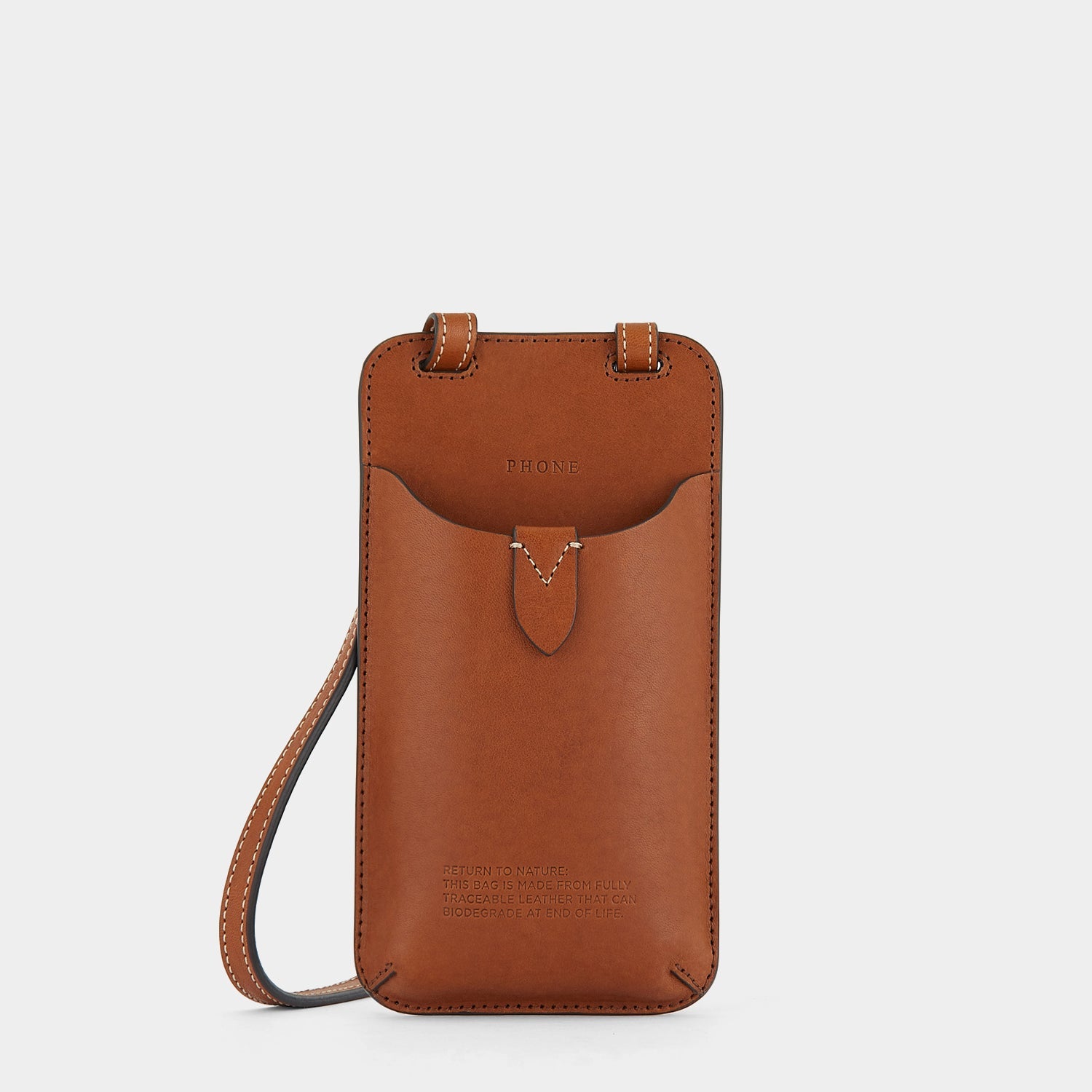 「Return to Nature」 スマホ ポーチ -

                  
                    Compostable Leather in Tan -
                  

                  Anya Hindmarch JP
