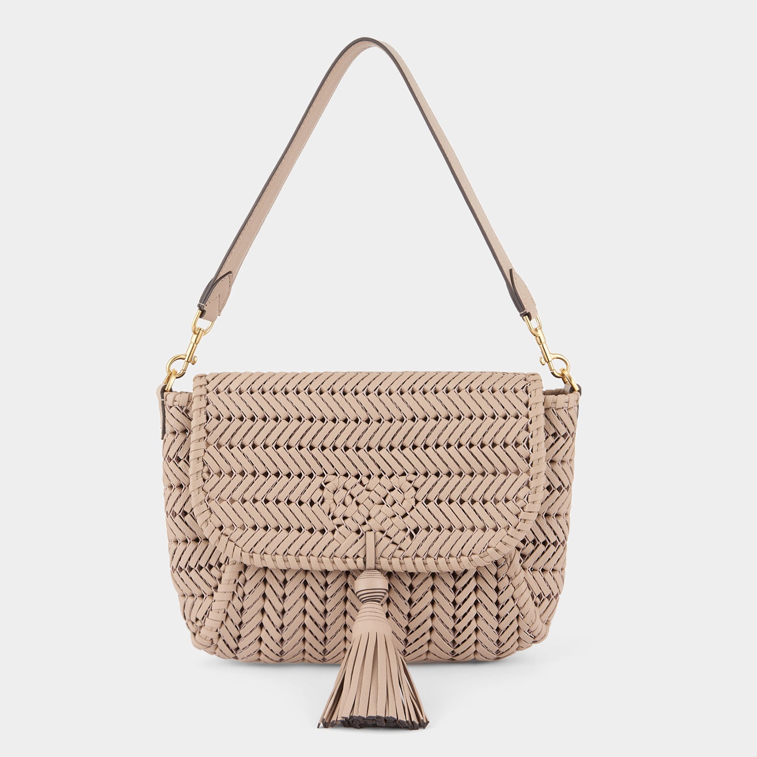 ニーソン タッセル ショルダーバッグ -

                  
                    Shiny Capra in Light Nude -
                  

                  Anya Hindmarch JP
