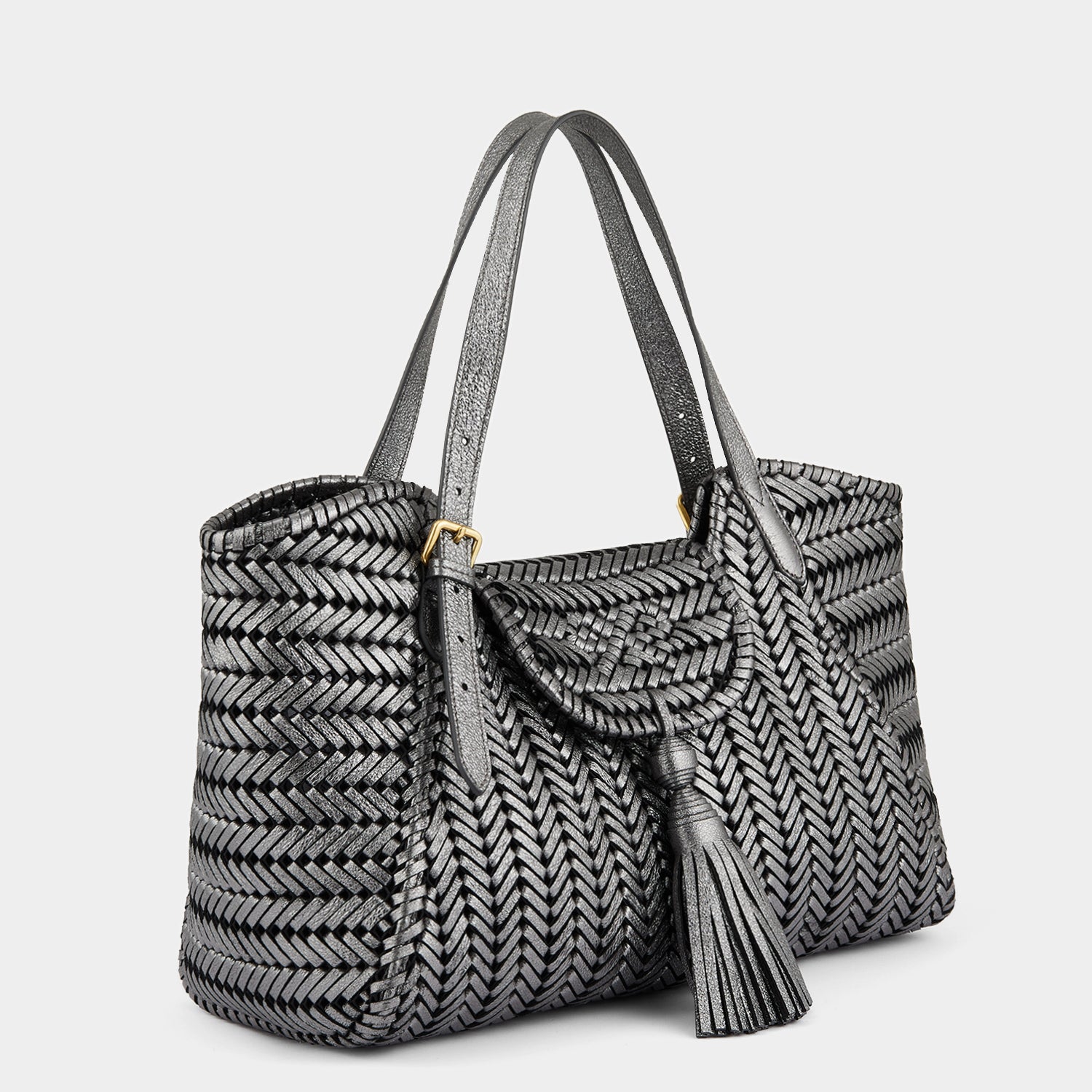 ニーソン タッセル トート -

                  
                    Crinkled Metallic in Anthracite -
                  

                  Anya Hindmarch JP
