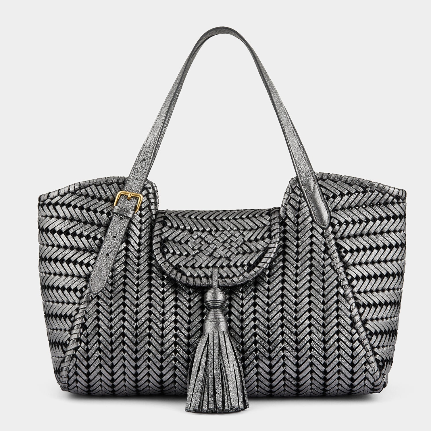 ニーソン タッセル トート -

                  
                    Crinkled Metallic in Anthracite -
                  

                  Anya Hindmarch JP
