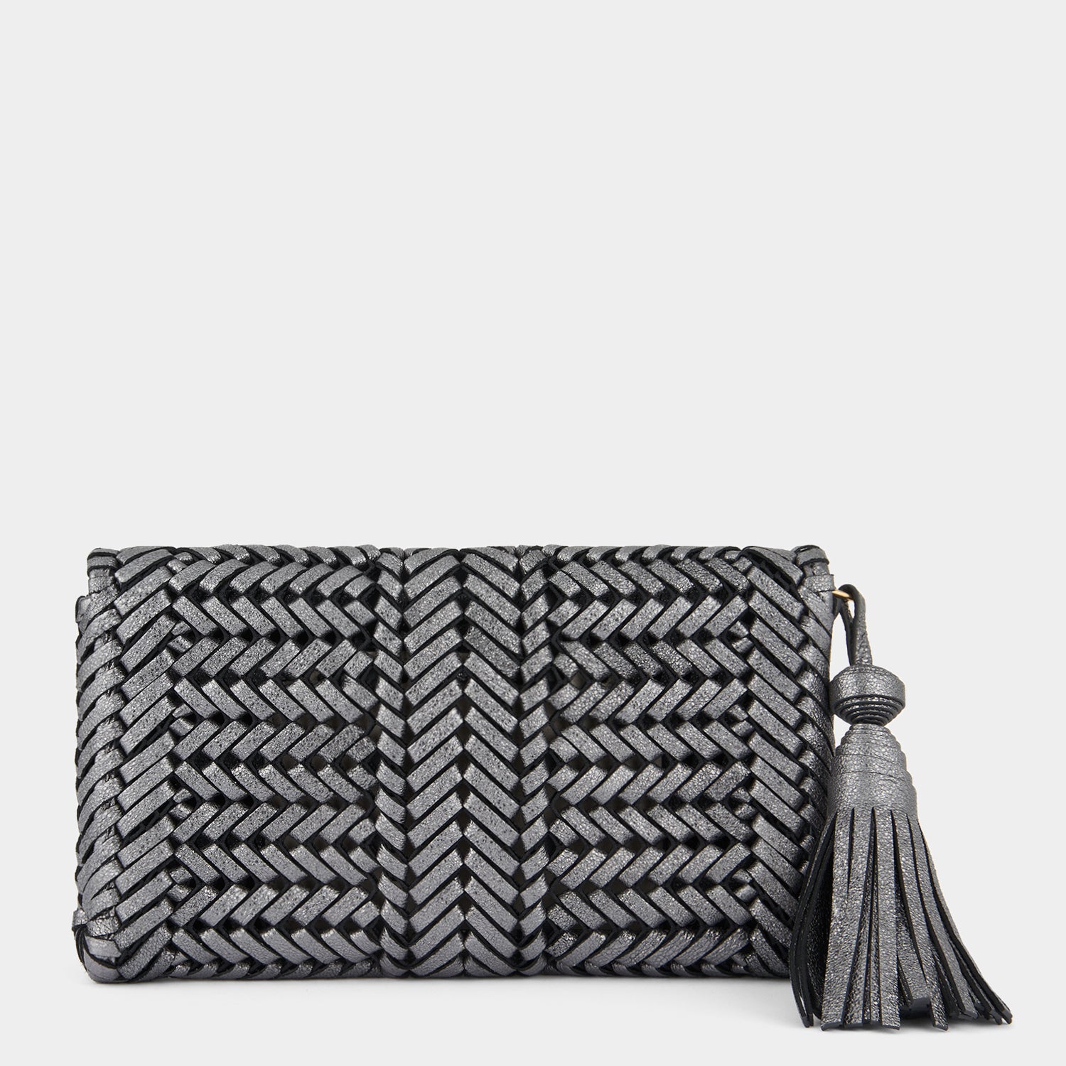 ニーソン タッセル クラッチ -

                  
                    Crinkled Metallic in Anthracite -
                  

                  Anya Hindmarch JP
