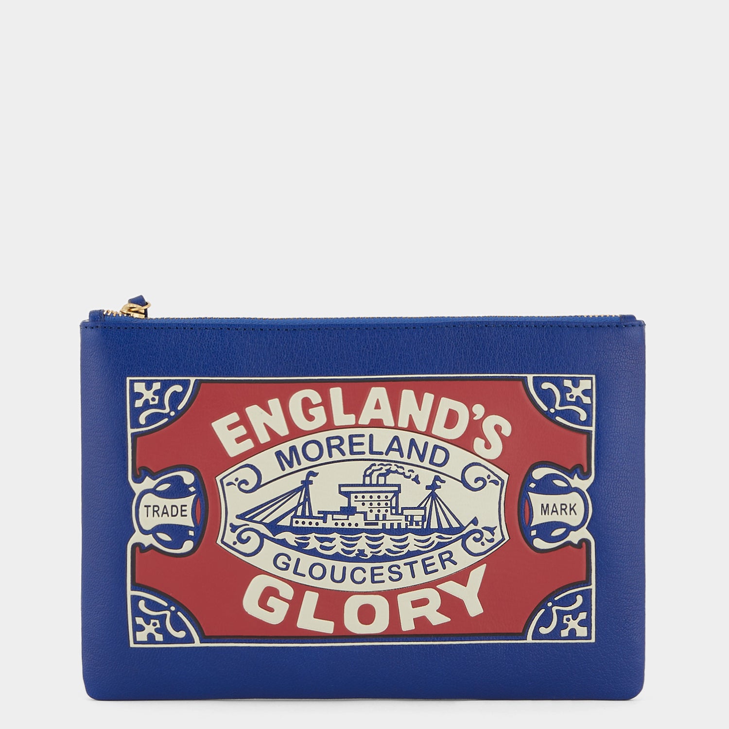 「England's Glory」タッセル クラッチ -

                  
                    Shiny Capra in Dark blue -
                  

                  Anya Hindmarch JP
