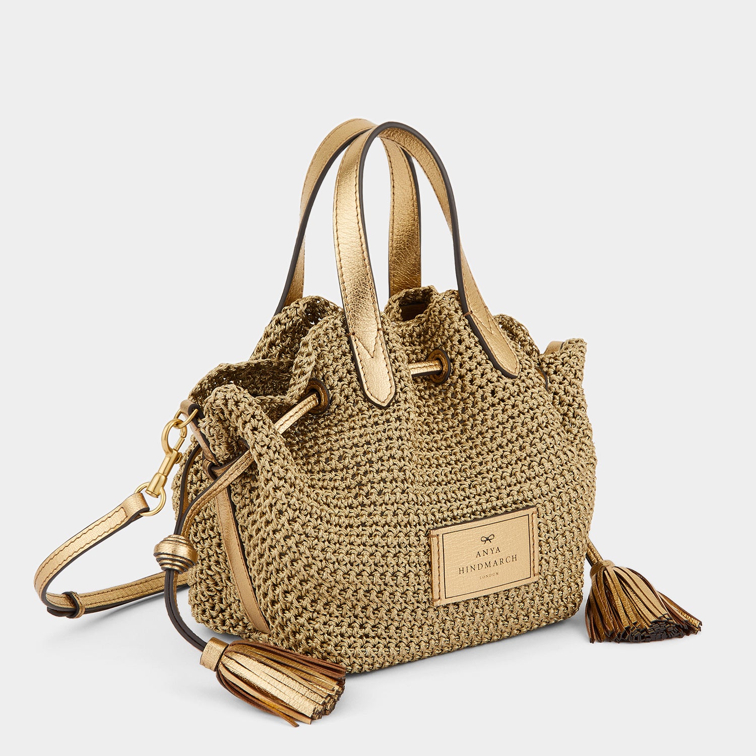 スモール ドローストリング トート -

                  
                    Lurex Thread in Gold -
                  

                  Anya Hindmarch JP
