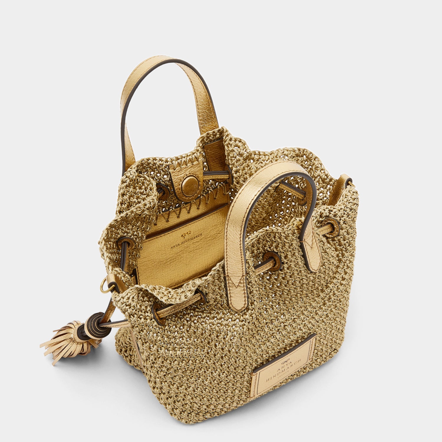 スモール ドローストリング トート -

                  
                    Lurex Thread in Gold -
                  

                  Anya Hindmarch JP
