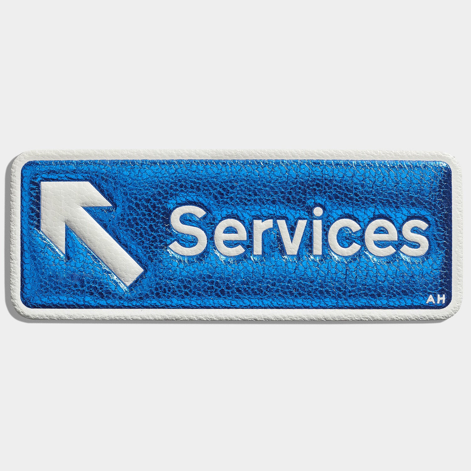 Services Sticker -

          
            Metallic Capra in Electric Blue -
          

          Anya Hindmarch JP
