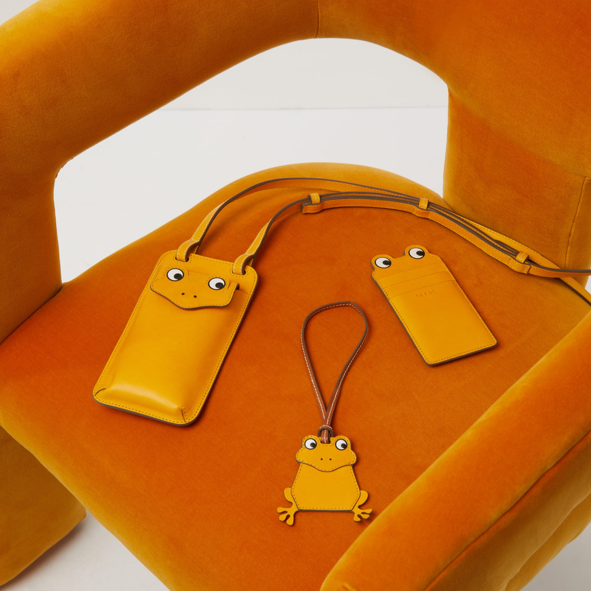 「Return to Nature」 カエル スマホ ポーチ -

                  
                    Compostable Leather in Honey -
                  

                  Anya Hindmarch JP
